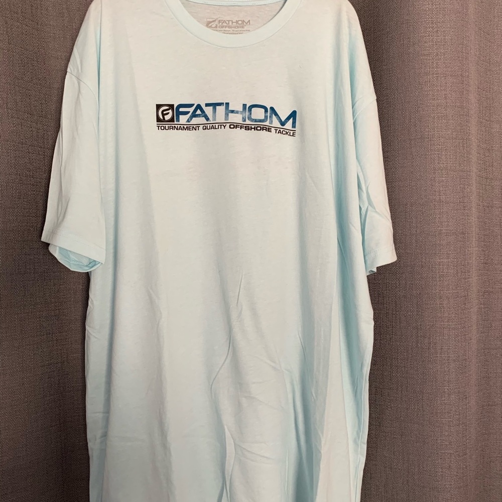 Men’s Fathom Offshore 2XL blue t-shirt